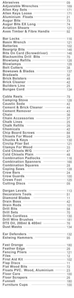 dargan tools index 1